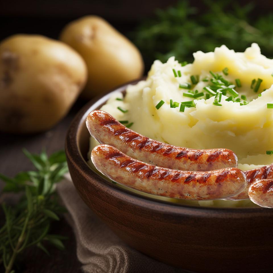 Recette Ragoût de petites pommes de terre au beurre salé et saucisse — free download